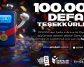 GENÇ KART 1 YILDA 100 BİNİ AŞKIN İNDİRMEYE ULAŞTI