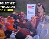 ESENLER BELEDİYESİ İFTAR SOFRALARINI GAZZE’DE KURDU