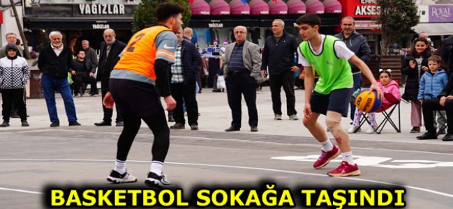 ESENLER’DE ”SOKAK BAKETBOLU” HEYECANI YAŞANDI