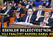 2024 YILI FAALİYET RAPORU KABUL EDİLDİ Esenler Belediyesi’nin 2024 Yılı