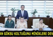 GÖKSU KOLTUĞUNU ESENLERLİ MİNİKLERE DEVRETTİ Esenler Belediye Başkanı Mehmet Tevfik