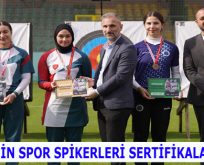 GELECEĞİN SPOR SPİKERLERİ SERTİFİKALARI ALDI