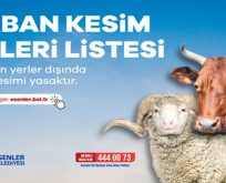 ESENLER’DE KURBAN KESİM YERLERİ BELLİ OLDU