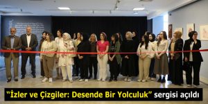 ESEV ÖĞRENCİLERİNDEN ”İZLER VE ÇİZGİLER: DESENDE BİR YOLCULUK” SERGİSİ