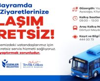 ESENLER BELEDİYESİ’NDEN KABİRLERE ÜCRETSİZ ULAŞIM DESTEĞİ