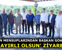ESENLER’DEKİ MEDYA MENSUPLARINDAN, HAC İBADETİNDEN DÖNEN BAŞKAN GÖKSU’YA ZİYARET
