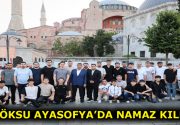GÖKSU AYASOFYA CAMİİ’NDE NAMAZ KILDI Cumhurbaşkanı Recep Tayyip Erdoğan tarafından