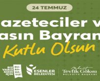 GÖKSU GAZETECİLERİN BASIN BAYRAMI’NI KUTLADI
