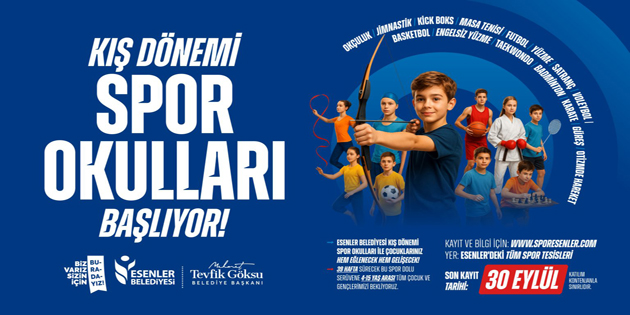 KIŞ SPOR OKULLARINA KAYITLAR BAŞLADI!