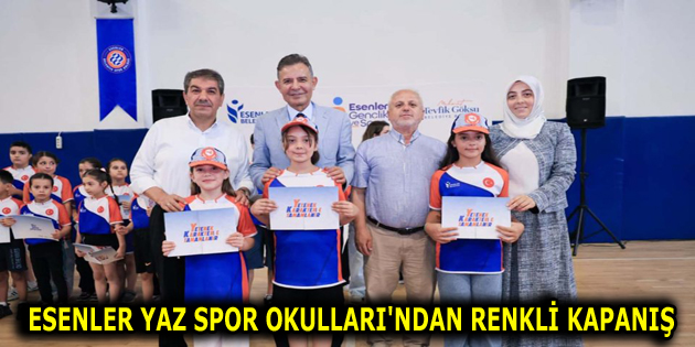 ESENLER YAZ SPOR OKULLARI’NDAN RENKLİ KAPANIŞ