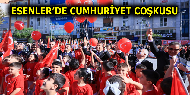 ESENLER’DE 29 EKİM COŞKUSU YAŞANDI