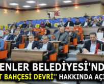 ESENLER BELEDİYESİ’NDEN ”MİLLET BAHÇESİ DEVRİ” HAKKINDA AÇIKLAMA