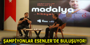ESENLER’DE ”MADALYA HİKAYELERİ” PROGRAMININ KONUĞU İBRAHİM ÇOLAK OLDU