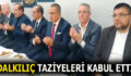 AK PARTİ İSTANBUL 3. BÖLGE MİLLETVEKİLİ HALİS DALKILIÇ TAZİYELERİ KABUL ETTİ