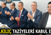 AK PARTİ İSTANBUL 3. BÖLGE MİLLETVEKİLİ HALİS DALKILIÇ TAZİYELERİ KABUL