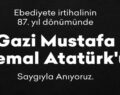 GAZİ MUSTAFA KEMAL ATATÜRK