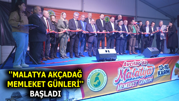 ”MALATYA AKÇADAĞ MEMLEKET GÜNLERİ” BAŞLADI