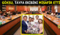 GÖKSU, TAYFA TEMSİLCİLERİNİ MİSAFİR ETTİ
