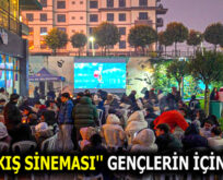 ”TAYFA KIŞ SİNEMASI” GENÇLERİ BİR ARAYA GETİRDİ