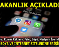 SOSYAL MEDYA VE İNTERNET SİTELERİNE ERİŞİM ENGELİ!