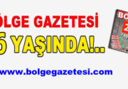 BÖLGE GAZETESİ 26 YAŞINDA! 1999 yılında FERHAT CANBEY önderliğinde yayın