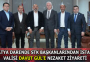 MALATYA DARENDE STK BAŞKANLARINDAN İSTANBUL VALİSİ DAVUT GÜL’E NEZAKET ZİYARETİ