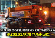 KAR YAĞIŞINA KARŞI BELEDİYE PERSONELİ HAZIR Esenler Belediyesi beklenen kar