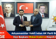 Adıyamanlılar Vakfı’ndan AK Parti Bağcılar İlçe Başkanı Mikail Çakır’a Hayırlı