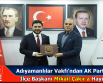 Adıyamanlılar Vakfı’ndan AK Parti Bağcılar İlçe Başkanı Mikail Çakır’a Hayırlı Olsun Ziyareti