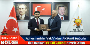 Adıyamanlılar Vakfı’ndan AK Parti Bağcılar İlçe Başkanı Mikail Çakır’a Hayırlı Olsun Ziyareti