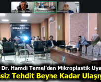 Prof. Dr. Hamdi Temel’den Mikroplastik Uyarısı: “Sessiz Tehdit Beyne Kadar Ulaşıyor”