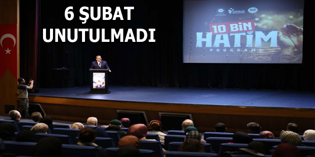 DEPREM ŞEHİTLERİ İÇİN DUALAR EDİLDİ