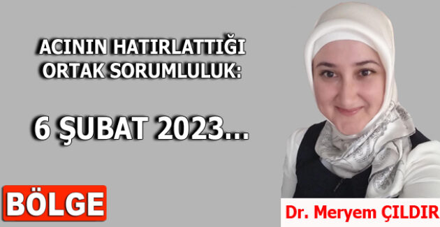 ACININ HATIRLATTIĞI ORTAK SORUMLULUK