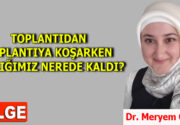 TOPLANTIDAN TOPLANTIYA KOŞARKEN SAĞLIĞIMIZ NEREDE KALDI? Takvimler dolu, ekranlar açık,