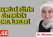 TÜRK MİLLÎ EĞİTİM SİSTEMİNİN TEMEL İLKELERİ Türkiye’de eğitim denildiğinde akla