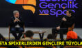 DENEYİMLİ SPİKERLER ESENLERLİ GENÇLERLE BULUŞTU