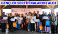 KAHVE TUTKUNU GENÇLER SERTİFİKALARINI ALDI