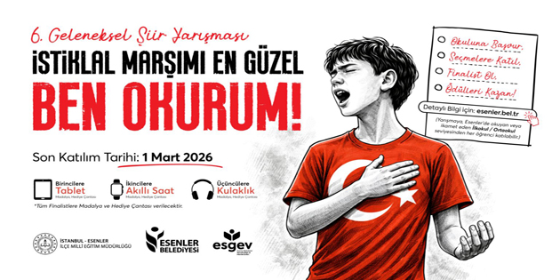 “İSTİKLAL MARŞIMI EN GÜZEL BEN OKURUM” YARIŞMASINA BAŞVURULAR DEVAM EDİYOR