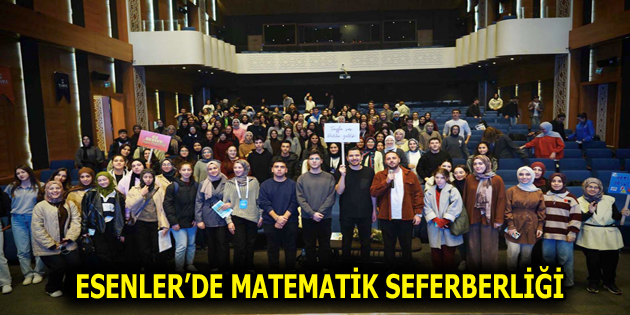 ESENLER BELEDİYESİ’NDEN MATEMATİK SEFERBERLİĞİ