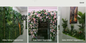 Modern Dekorasyonda Yeni Trend Yapay Çiçek ve Dikey Bahçe Çözümleri