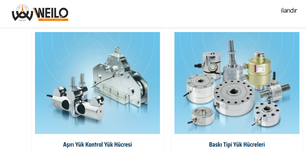 Tartım ve Kuvvet Ölçüm Sistemlerinde Weilo İmzası