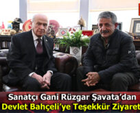 Gani Rüzgar Şavata, MHP Lideri Bahçeli’yi Makamında Ziyaret Etti