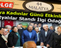 TEVFİK GÖKSU, KADINLAR GÜNÜ’NDE GÜL DAĞITTI