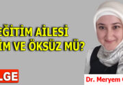 EĞİTİM AİLESİ YETİM VE ÖKSÜZ MÜ? 2 Mart 2026’da İstanbul’da,