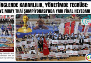 Türkiye Muay Thai Şampiyonası’nda Yarı Final Heyecanı Türkiye Muay Thai