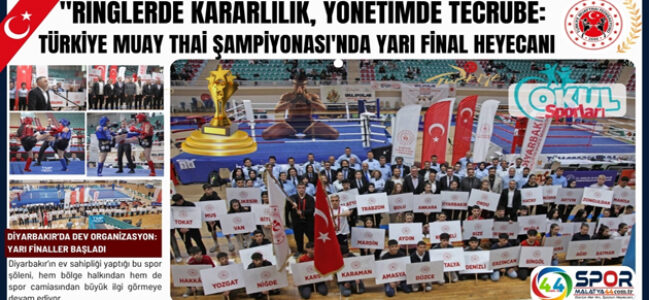 Türkiye Muay Thai Şampiyonası’nda Yarı Final Heyecanı