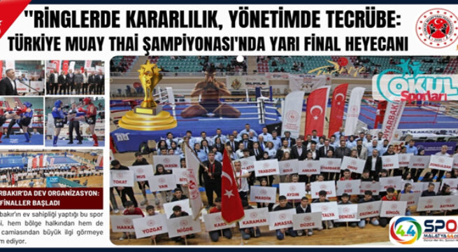 Türkiye Muay Thai Şampiyonası’nda Yarı Final Heyecanı