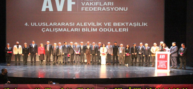 4. Uluslararası Alevilik ve Bektaşilik Çalışmaları Bilim Ödülleri Töreni AKM’de gerçekleştirildi
