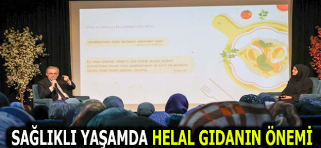 ESENLER’DE DÜZENLENEN SEMİNERDE HELAL GIDANIN ÖNEMİ KONUŞULDU