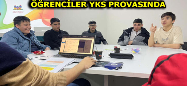 ESENLERLİ ÖĞRENCİLER YKS PROVASI YAPTI